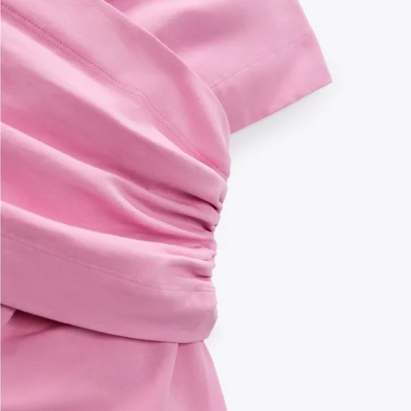Zara wrap top pastel pink - Picture 11 of 13